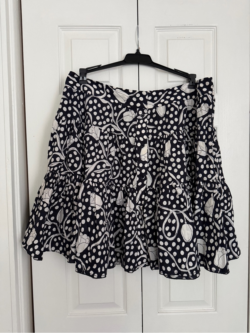 DVF Black and White Skirt
